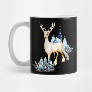 Wonderful fantasy animal in a winter landscape Mug